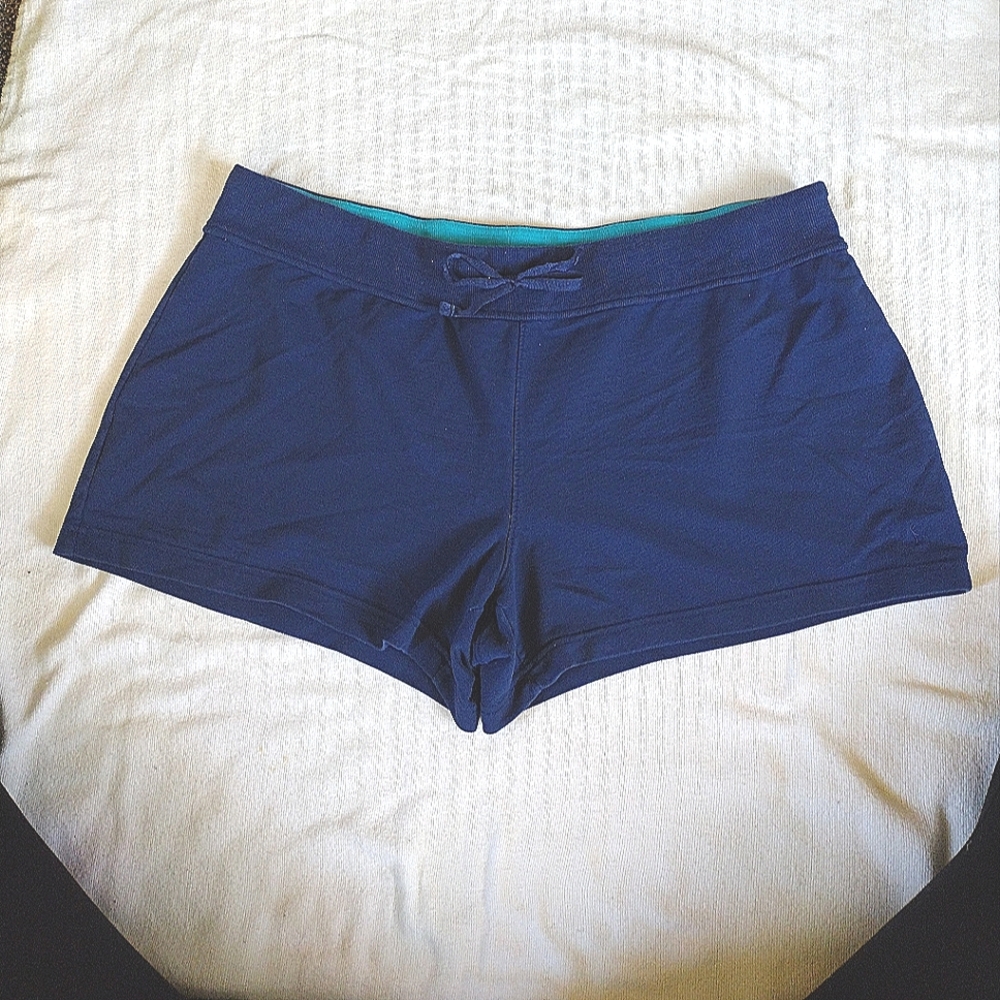 3/$25, Danskins Now shorts w/pockets, blue, XXL, elastic waist w/draw string,